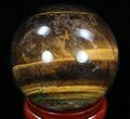 Top Quality Polished Tiger's Eye Sphere #33632-1